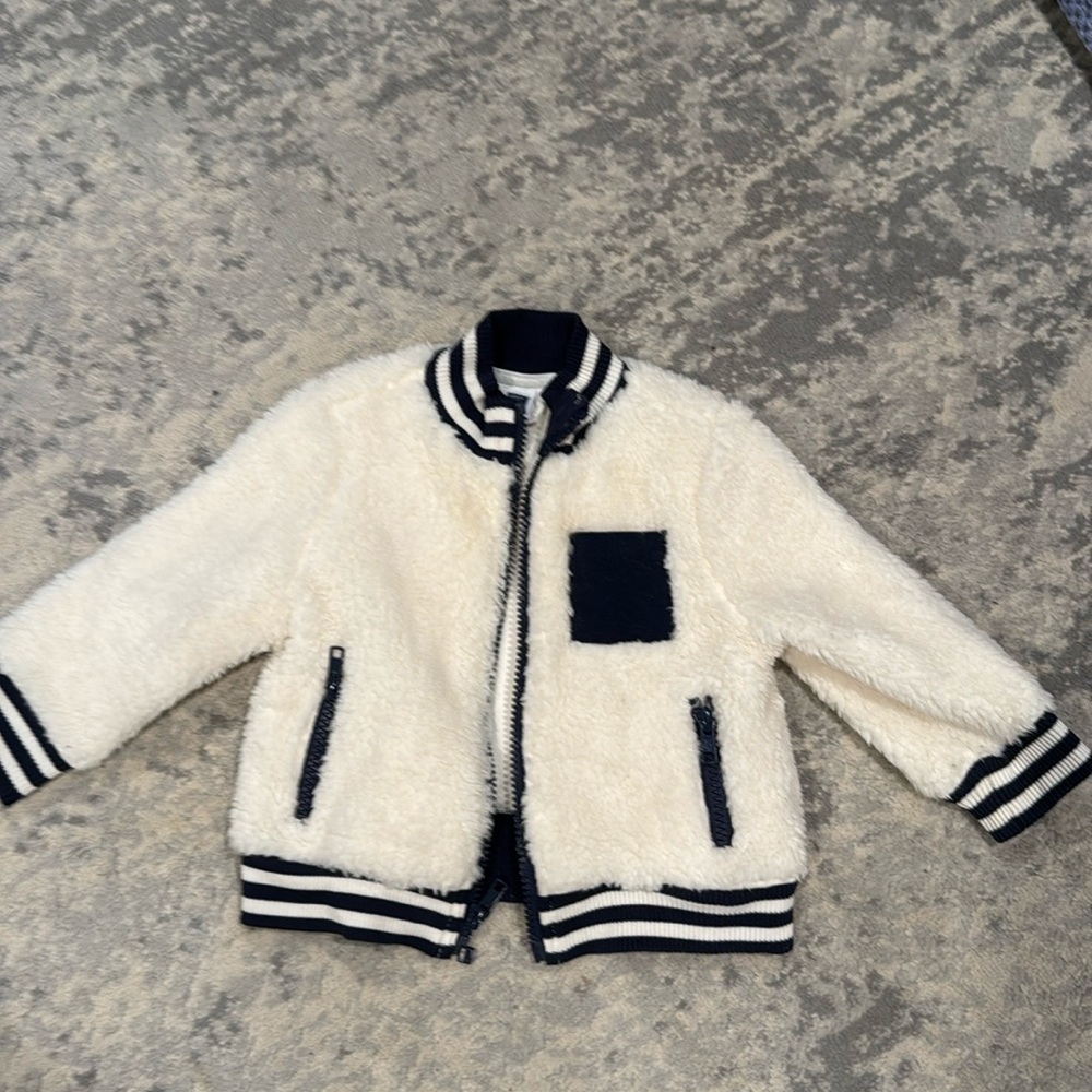 Like New Janie & jack Sherpa jacket